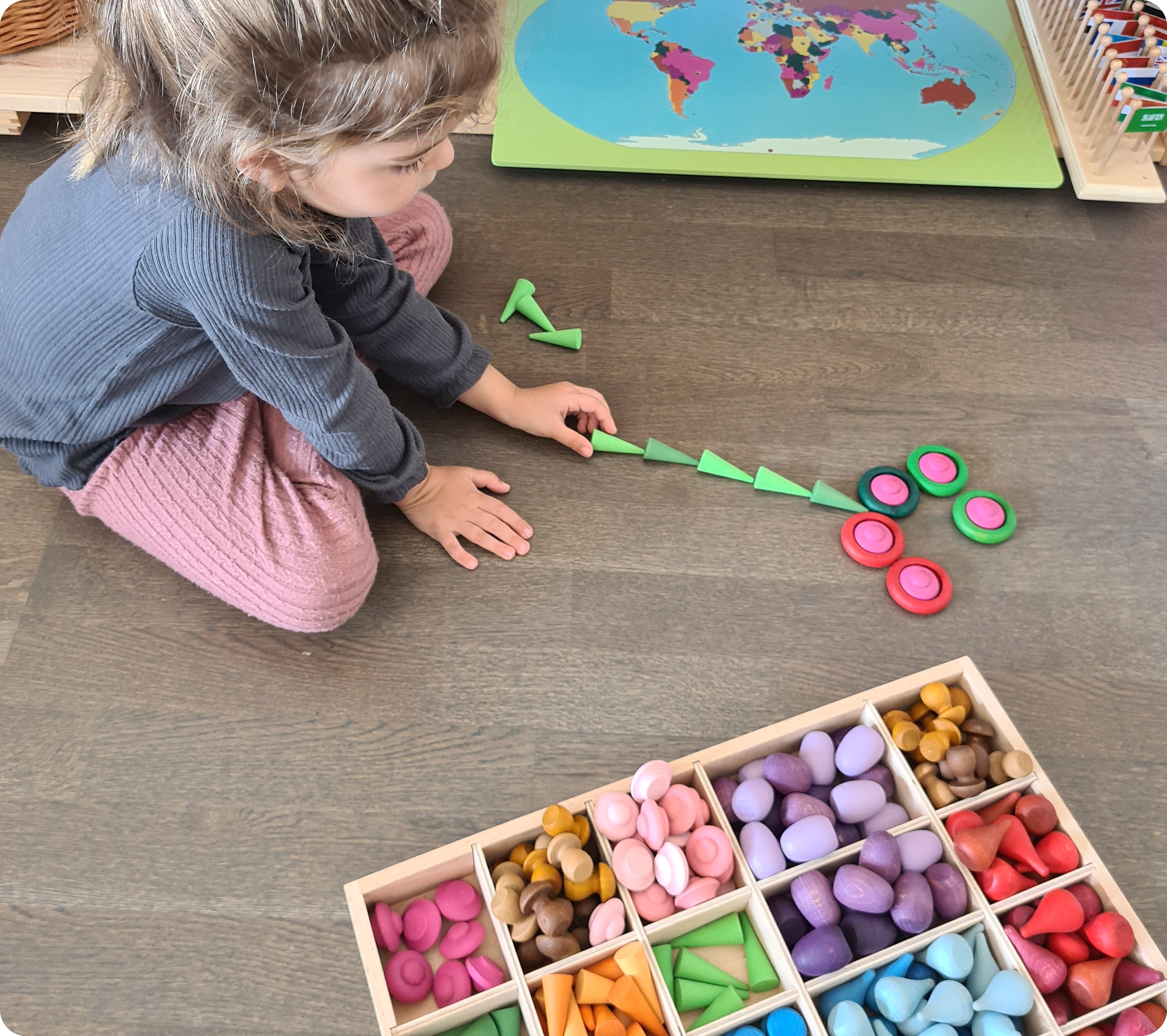 Juego desestructurado para la creación